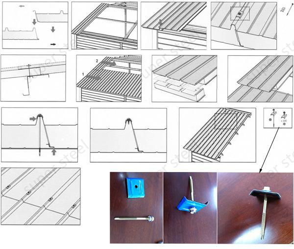 Color Steel EPS Sandwich Roof Panel EPS Sandwich Panel