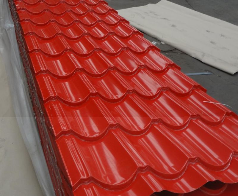 Prepainted Galvanized Corrugated Colored Roofing/Wall Sheet for House