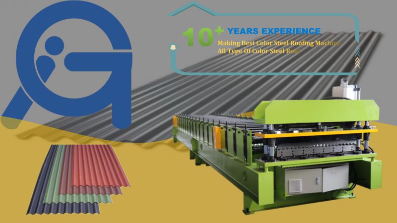 Direct Factory Automatic Galvanized Roof Plate Steel Profile Corrugated Sheet Roll Forming Machines