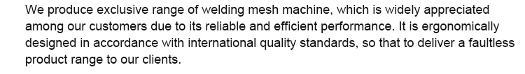 Galvanized Wire Mesh Wire Mesh Automatic Welding Mesh Machine