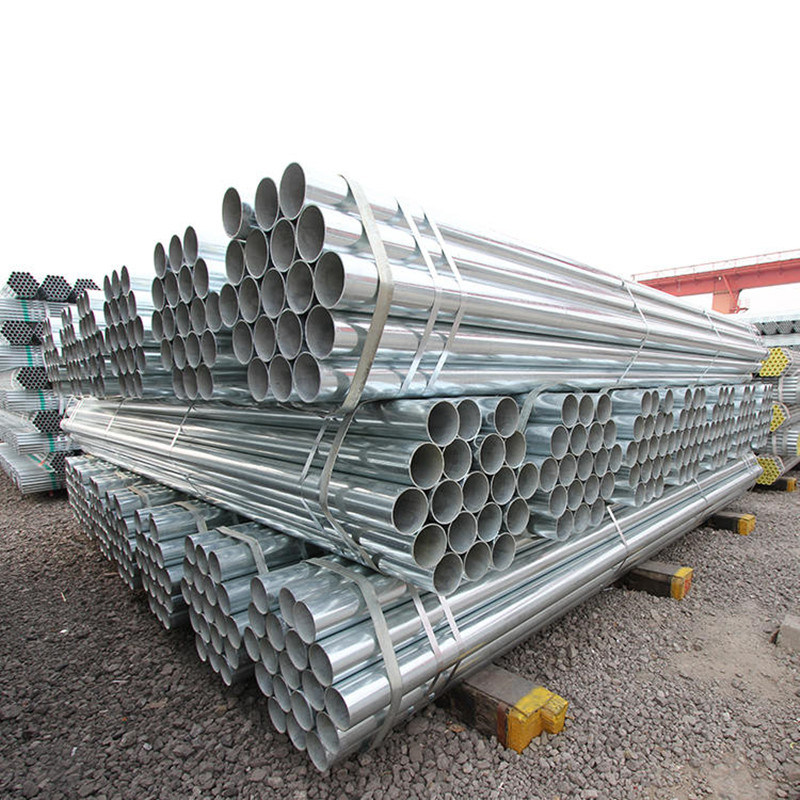 Q195 Rolled by Galvanized Steel Strip Round/Square Hollow Galvanized Steel Tube