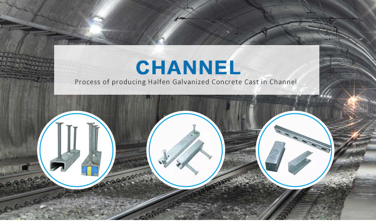 Railway Used Galvanized Supporting Slotted Cast-in Cold Rolled Steel Channel Cold Rolled Steel Channels