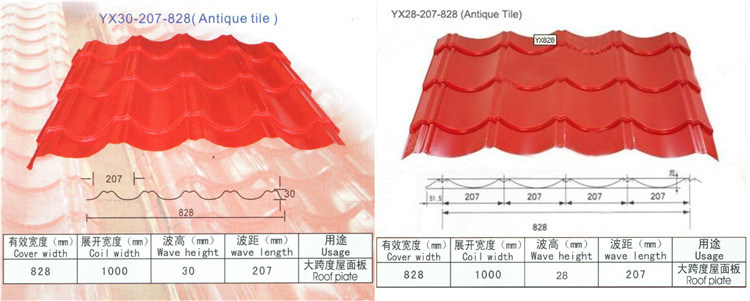 Prepainted Galvanized Corrugated Colored Roofing/Wall Sheet for House