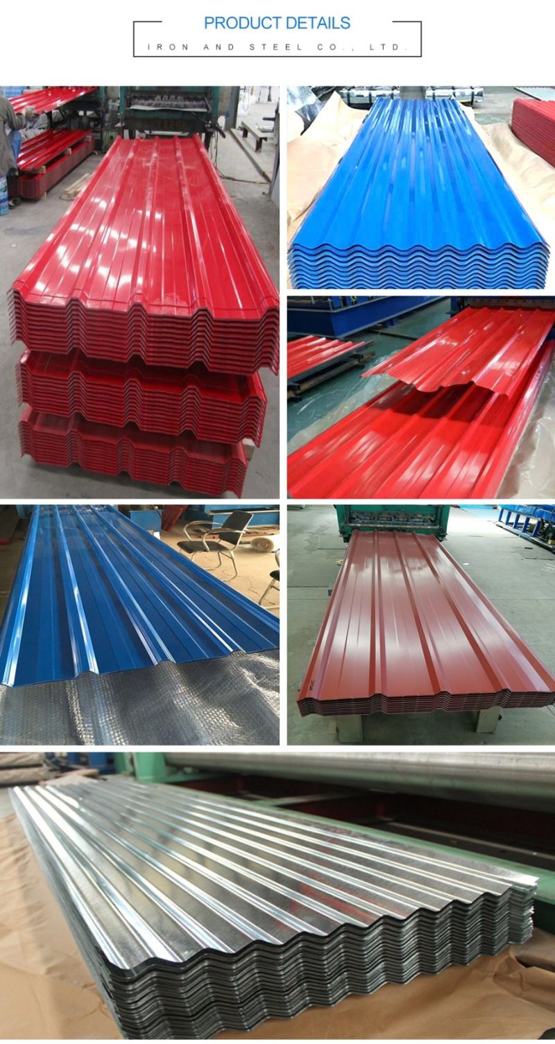 PPGI Roof Prepainted Galvanized Corrugated Color Coated Roofing Sheet