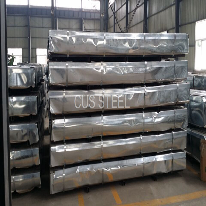 Corrugated White Zinc Roofing Sheet/Water Wavy Galvanized Steel Plate