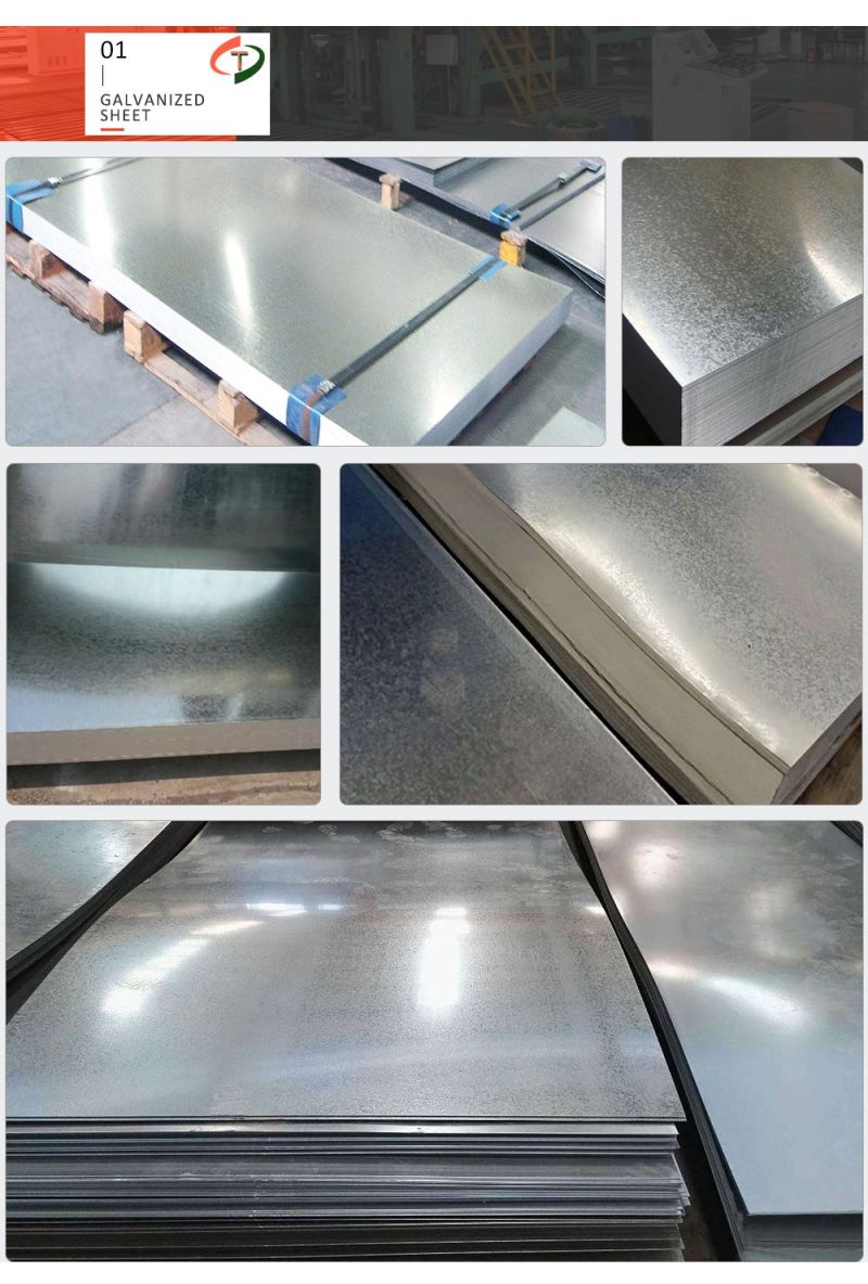 Galvanized Steel 0.12mm-4mm Thickness Galvanized Steel Sheet