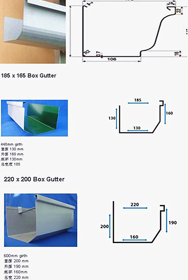 Metal Rain Gutter Profile Cold Rolling Forming Machinery