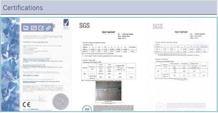 Galvanized Steel Pipe Hot Dipped Galvanized Round Steel Pipe Tube Pre Steel Galvanized Pipe