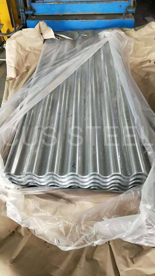 26 Gauge Aluzinc Metal Roof Plate Zincalume Corrugated Roofing Sheet