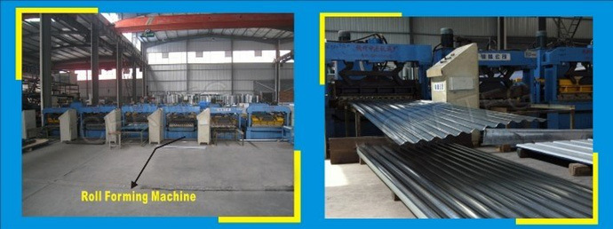 Red Color Galvanized Trapezoid Steel Roof Sheet (YX25-205-820)