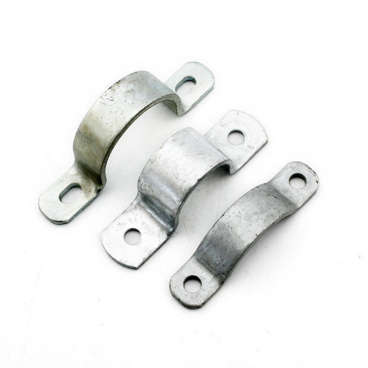 Galvanized Sheet Metal Mount Shelf Pipe Clamps