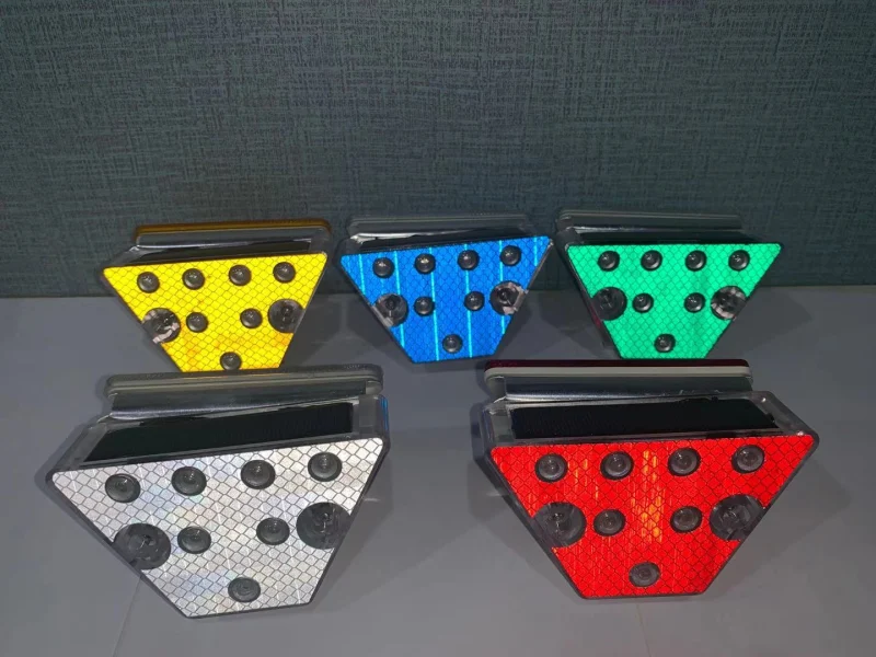 Highway Flashing LED Solar Guardrail Delineator Reflectors