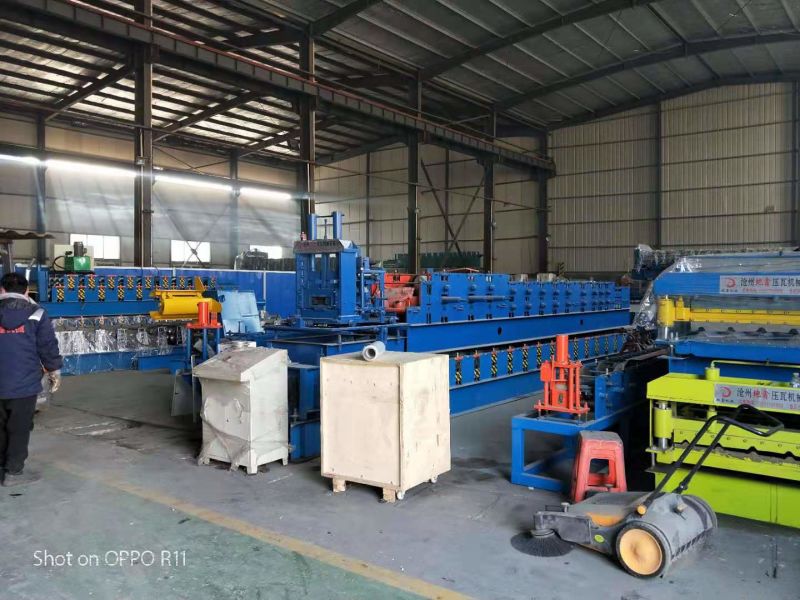 1080mm Trapezoidal Sheet Roof Metal Sheet Roll Forming Machine