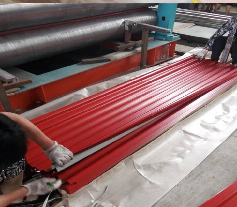 Prepainted Galvanized Roofing Plate PPGI Corrugated Steel Sheet From Shandong