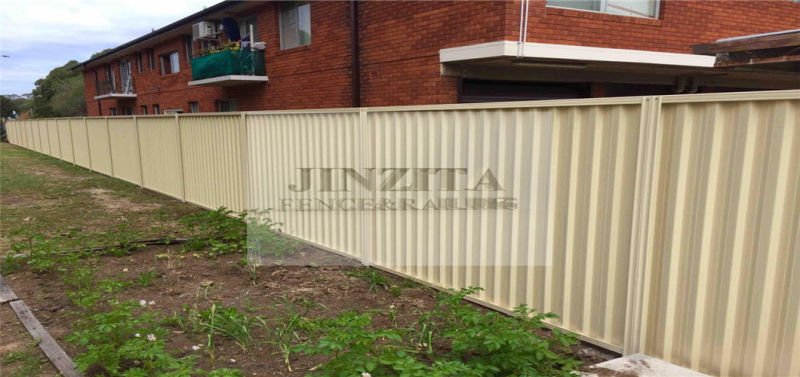 Steel Fencing Metal Fence Colorbond Steel Fence Corrugated Sheet Fence Colorband Fence