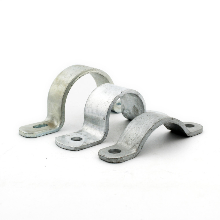 Galvanized Sheet Metal Mount Shelf Pipe Clamps