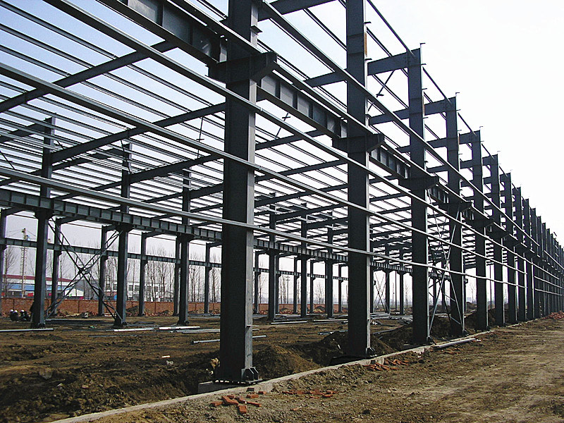 Color Sheet Roof Prefabricated Galvanized Purlin Framing Warehouse