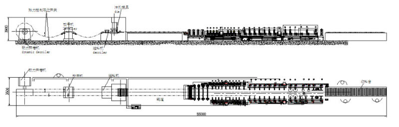 Cold Rolled Strip Cantilever Cable Tray Roll Forming Machine