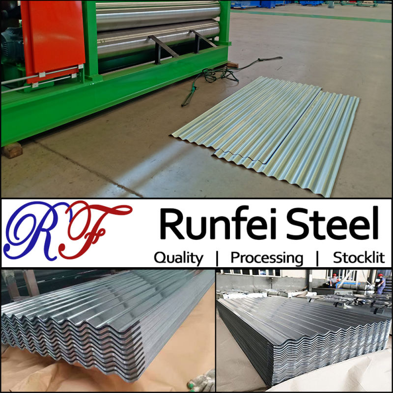 Galvanized Steel Corrugated Sheet Plate Roofing Tile for Construction