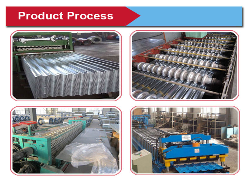 Hdgi Zinc Wall Sheet Galvanized Corrugated Steel Roofing Sheet