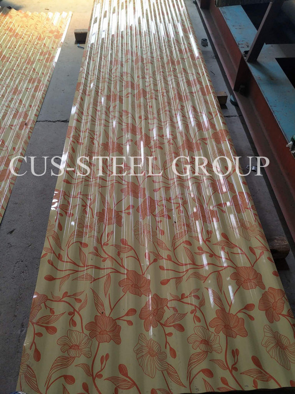 Colourful Heat Insulation Printed Pattern Galvabond Steel Sheet in Coil