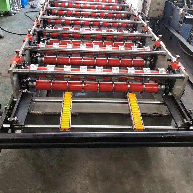 1080mm Trapezoidal Sheet Roof Metal Sheet Roll Forming Machine