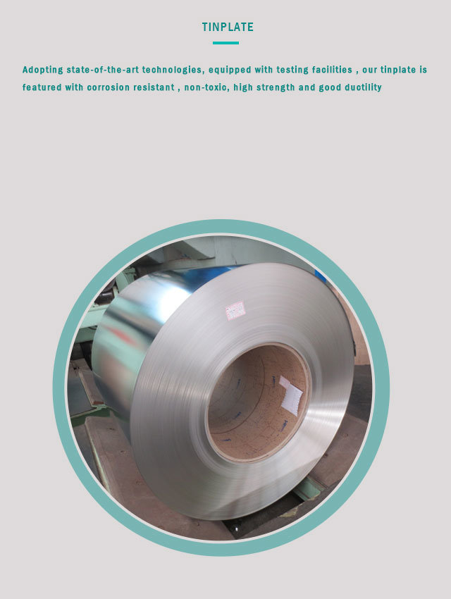 Customized SPCC Grade SPTE ETP Cold Rolled Coil Tinplate