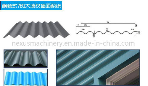 Corrugated Galvanized Roof Sheet Metal Roll Forming Machine with Low Price