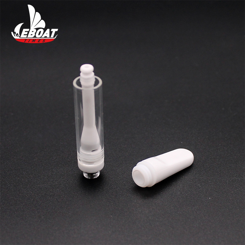 Black Ceramic Coil No Cotton 1ml Disposabl Cbd Vape Cartridge Atomizer