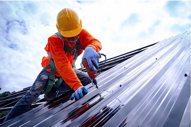 22 Gauge PPGI Corrugated Steel Roofing Sheet Tile