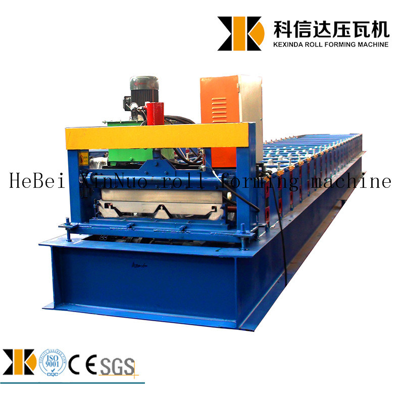 Xinnuo 760 Color Metal Steel Sheet Joint Hidden Roof Panel Roll Forming Machine