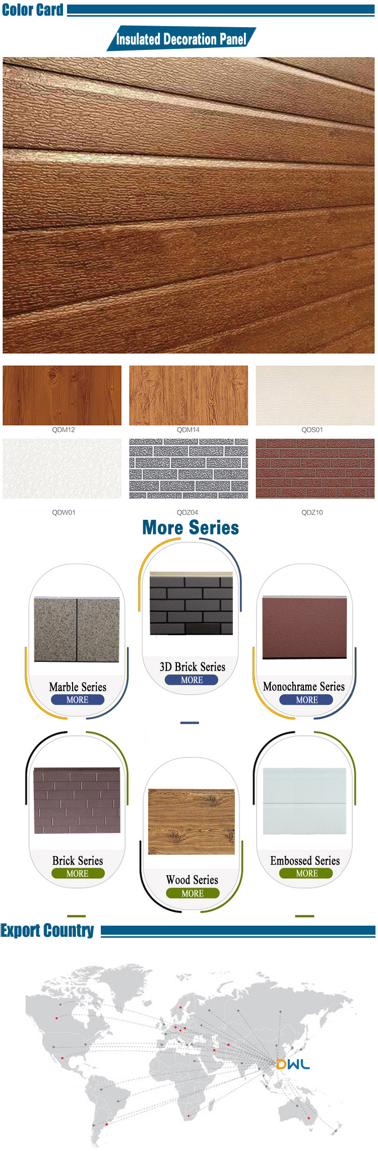 Exterior Wood Cladding Panel Wall Decorative Siding