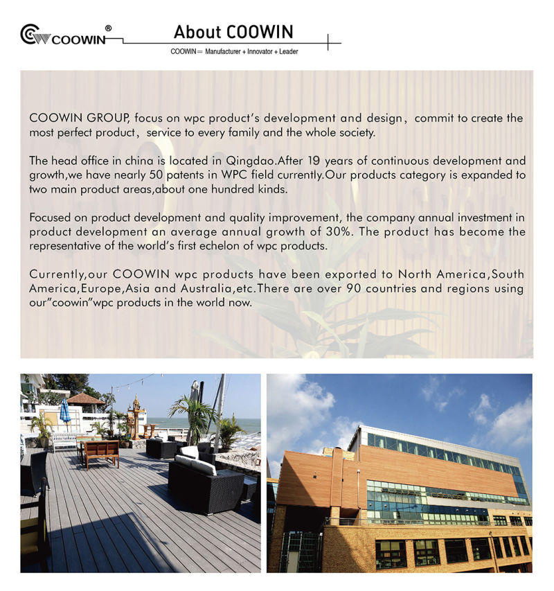 Groove Surface Exterior Wall Siding WPC Wall Cladding