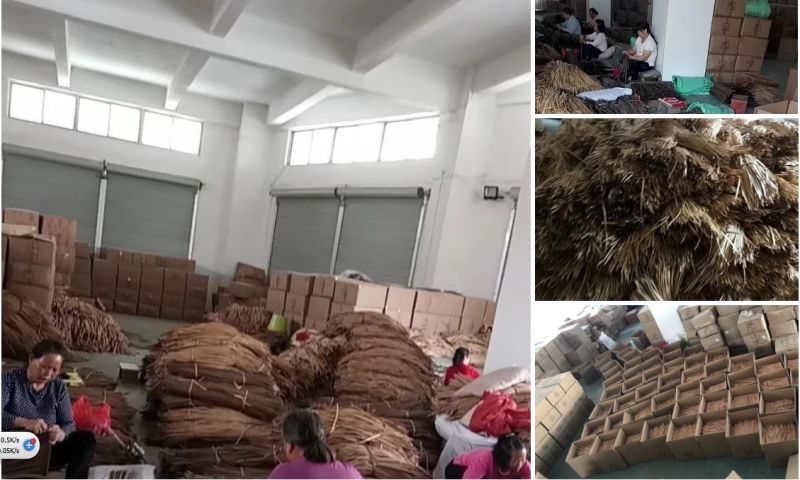 PE/PVC Straw Type Fireproof Thatch Roof Tiles