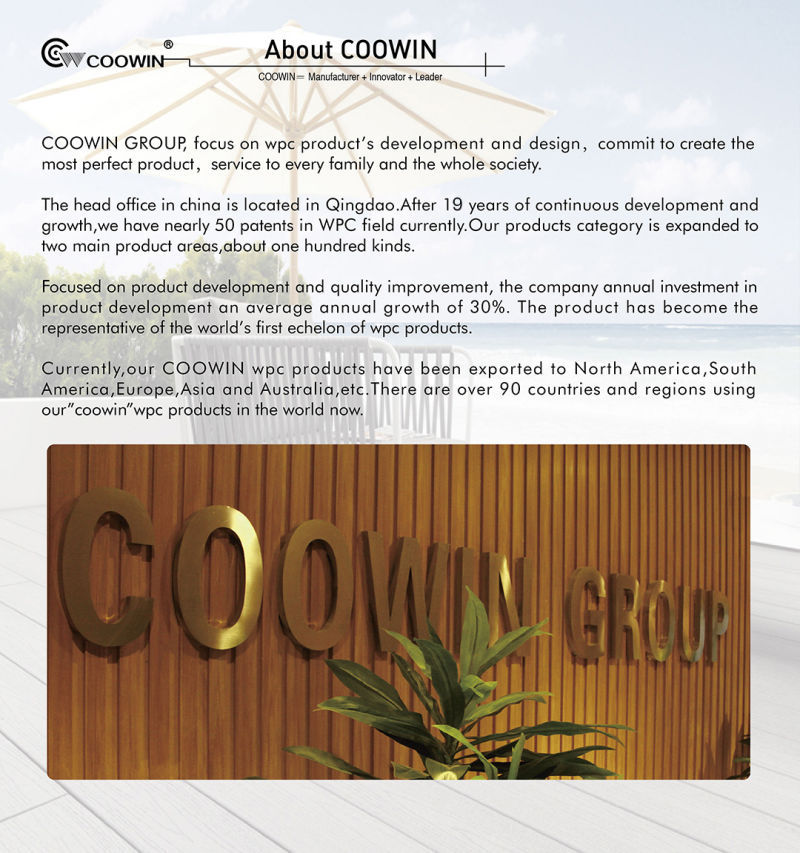 Decorative Wood WPC Wall Panel Composite Exterior Wall Cladding
