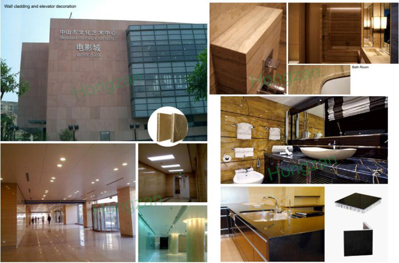 Interior and Exterior Wall Cladding Stone Honeycomb Panel