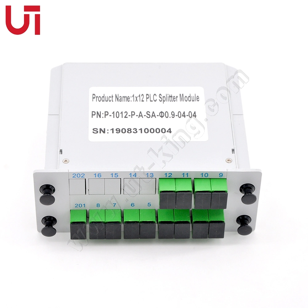Fiber Optic FTTH PLC Splitter Box with Sc 1X2 1X4 1X8 1X16 Waveguide Type Optical Splitter