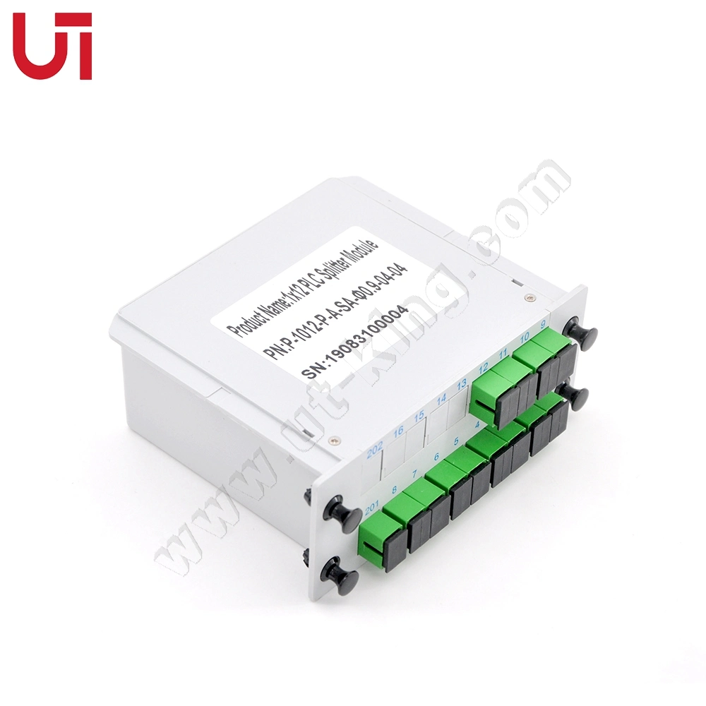 Fiber Optic FTTH PLC Splitter Box with Sc 1X2 1X4 1X8 1X16 Waveguide Type Optical Splitter
