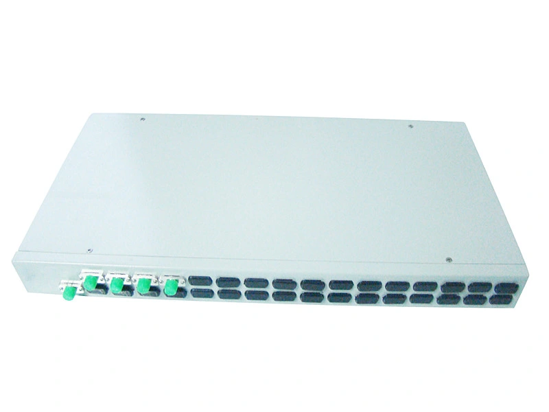 FTTX Fiber Optic Splitter 1X4 Rackmount PLC Splitter Sc FC Optical Splitter