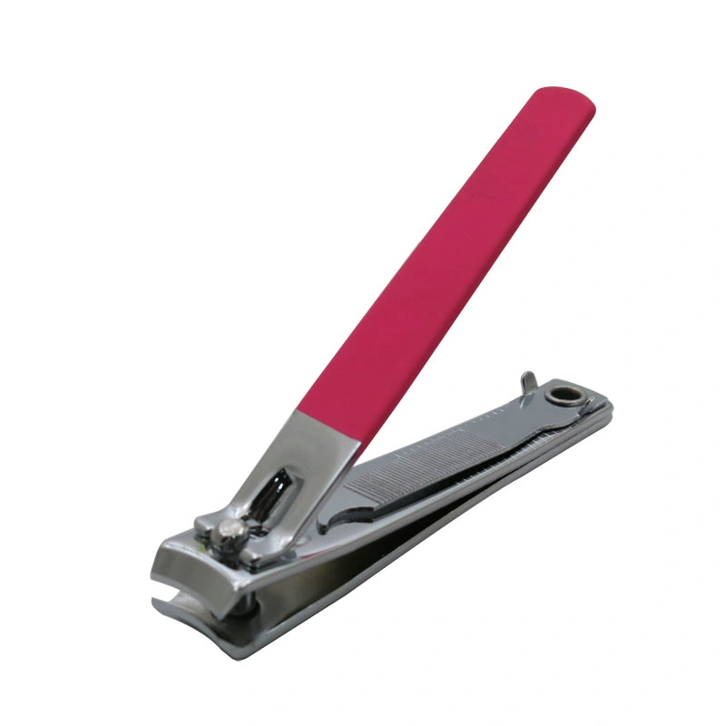 Carbon Steel with Fluorescent Rubberized Paint for Home Used Nail Cutter with Nail File Nail Clippers