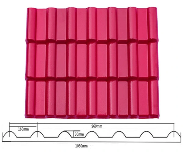 Shingles on Sale UPVC Waterproof Insulation PVC Panel Roof Plastic Corrugated Roofing Sheet for Shed Manufacturer