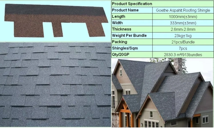 Waterproof and Durable Fish Scale and Mosaic Asphalt Shingles Roof Tiles