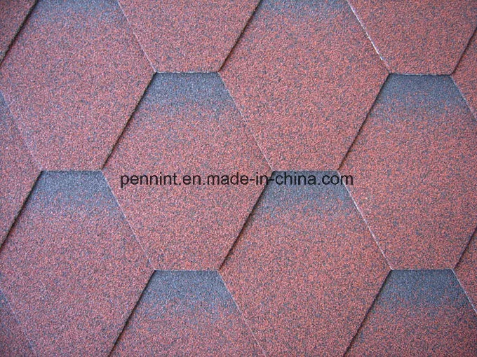 Building Materials Colorful Asphalt Shingles for Concrete Roof