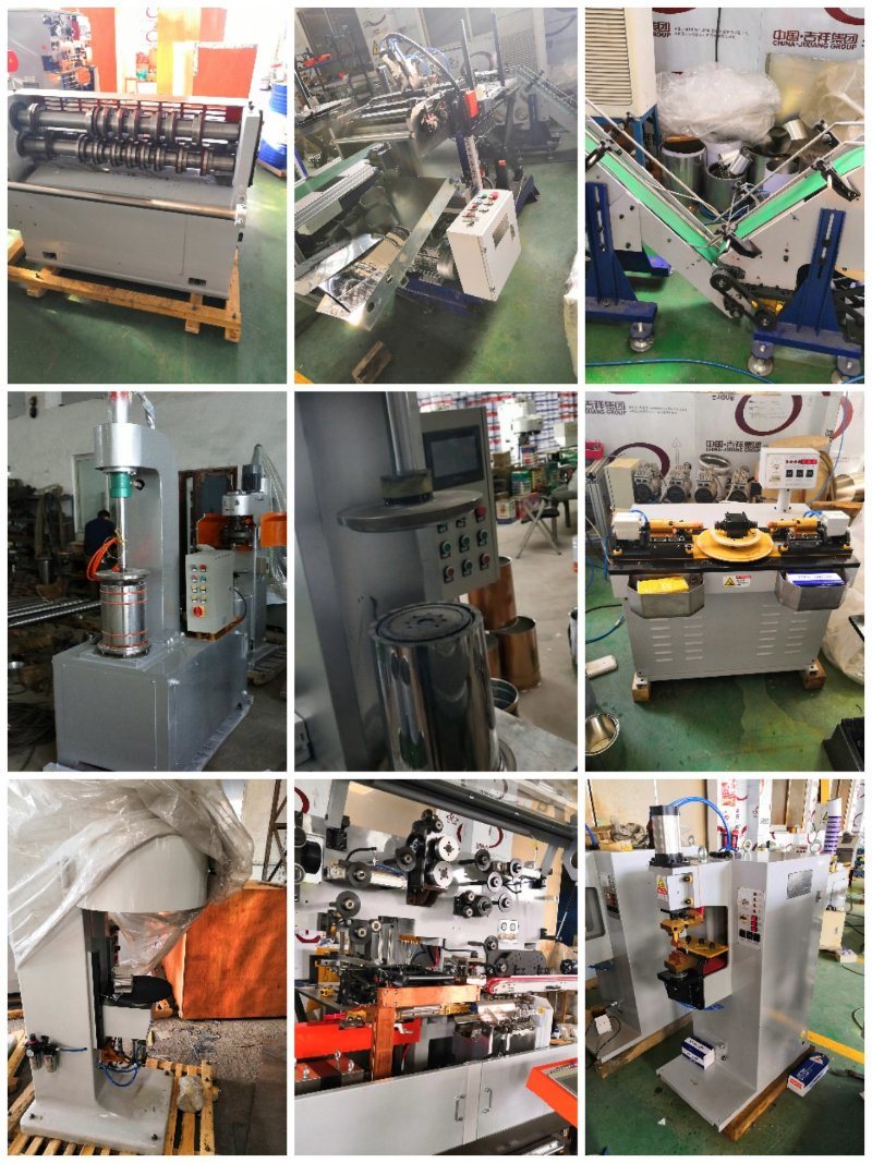 Half Automatic Round Can Making Machine for Metal Paint Can