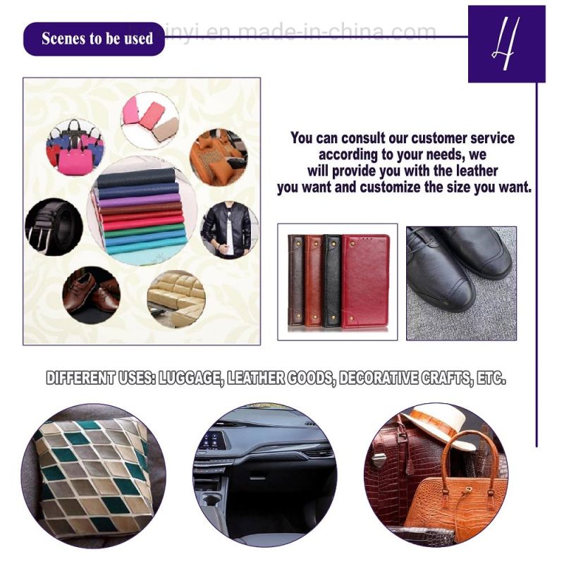 PU Coated Synthetic Leather Soft Smoothy Surface Colorful for Bags Sofa Furniture
