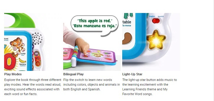 Learning Friends 100 Words Sound Book for Kids