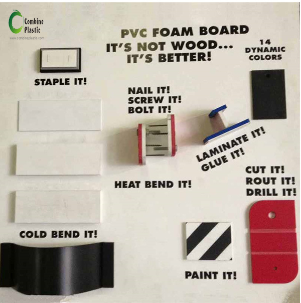 Hard Skin PVC Free Foam Board Lightweight Waterproof Materials for Furniture