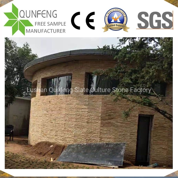 Interior/Exterior Decorative Sandstone Wall China Cultured Stone