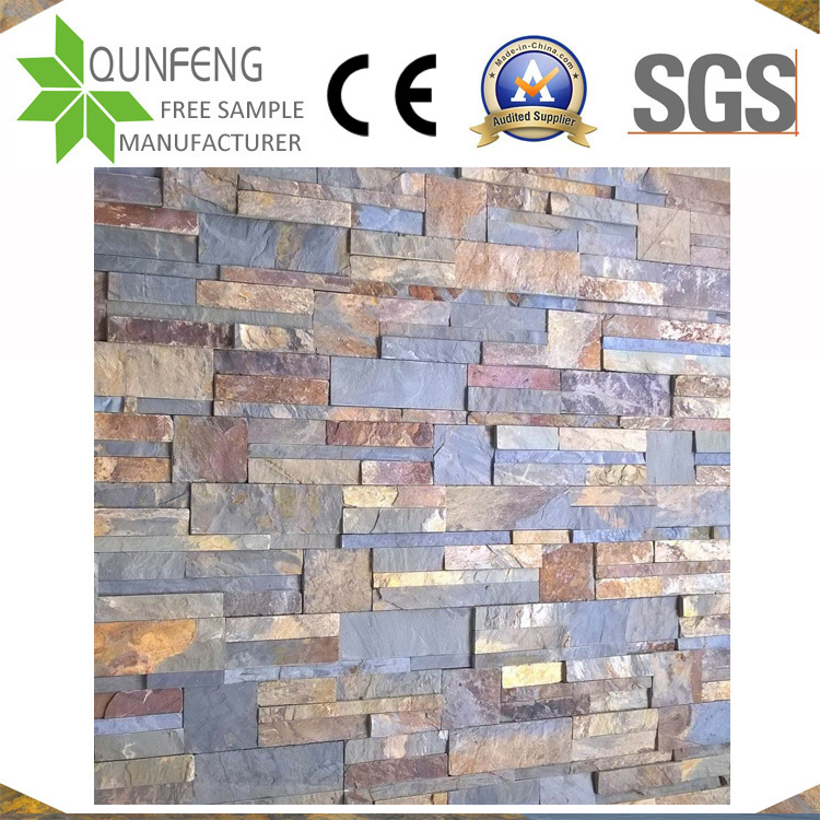 Pizarra China Rusty Culture Stone Interior/Exterior Slate Wall Decoration