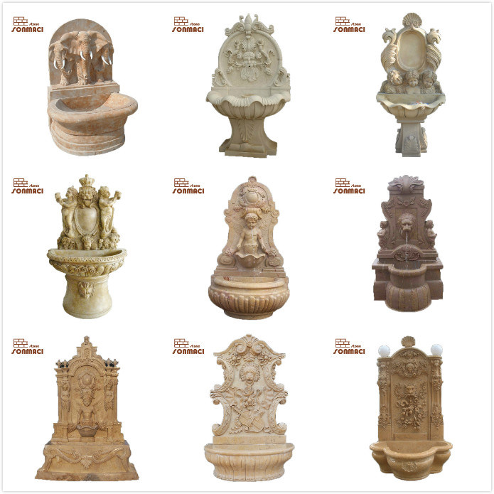 Nice Carving Garden Marble Water Fountain
